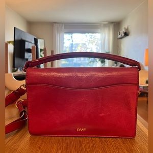 DVF pink handbag